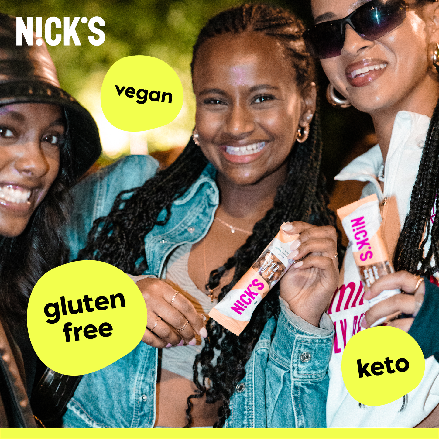Nick's Vegán mandulás szelet 40 g