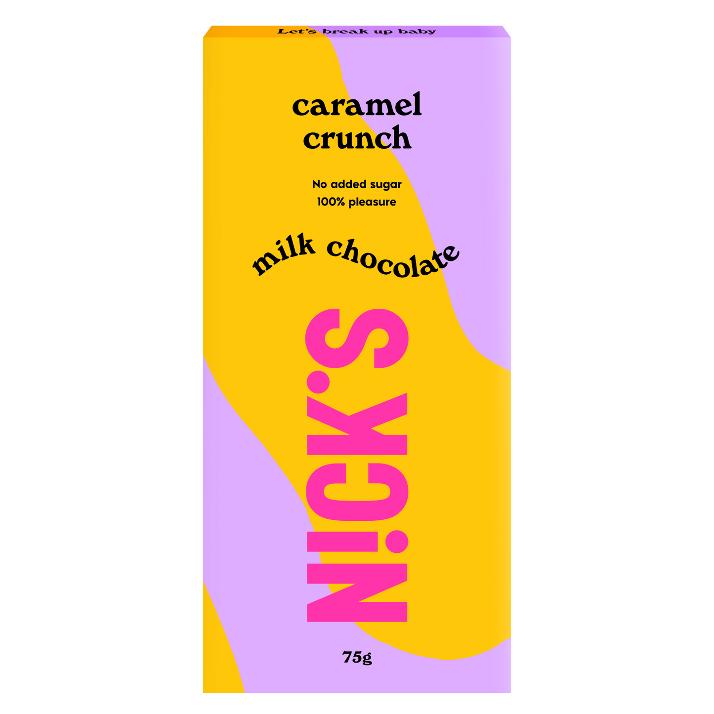Nick's Tejcsokoládé karamella darabokkal 75 g
