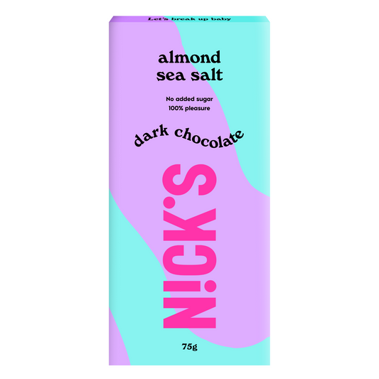 Nick's Étcsokoládé tengeri sós mandulával 75 g