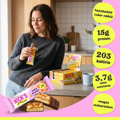 Nick's Proteinszelet salty peanut 12 x 50 g