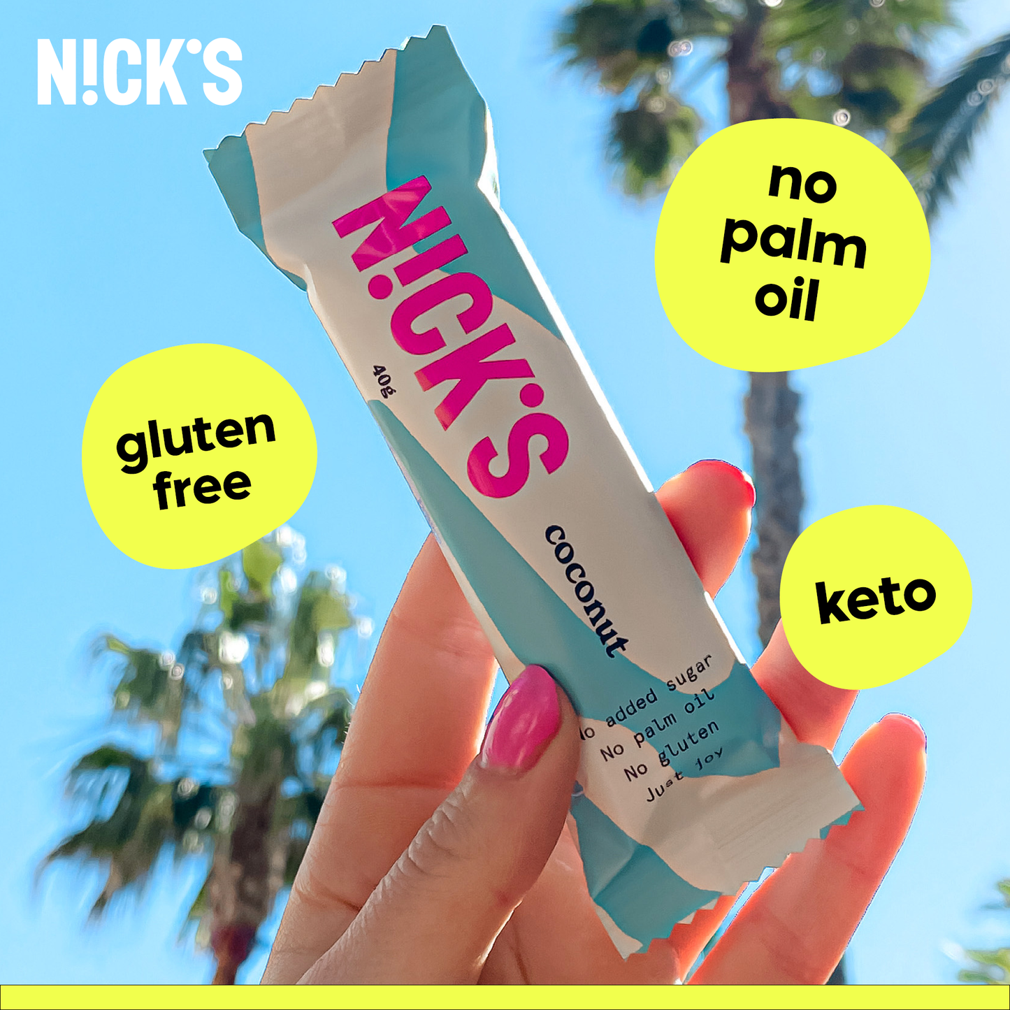 Nick’s Kókuszos szelet 40 g