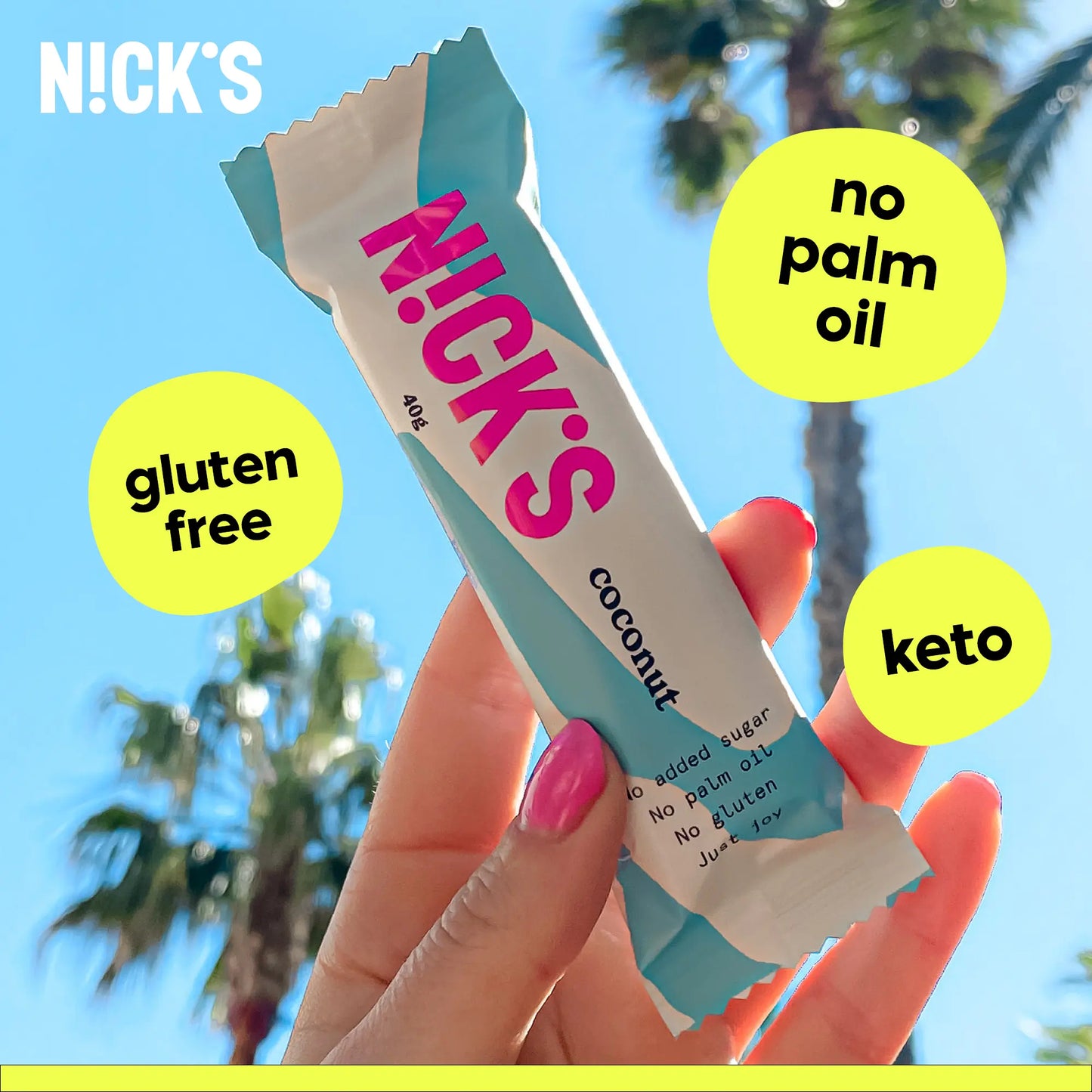 Nick's Kókuszos szelet 40 g