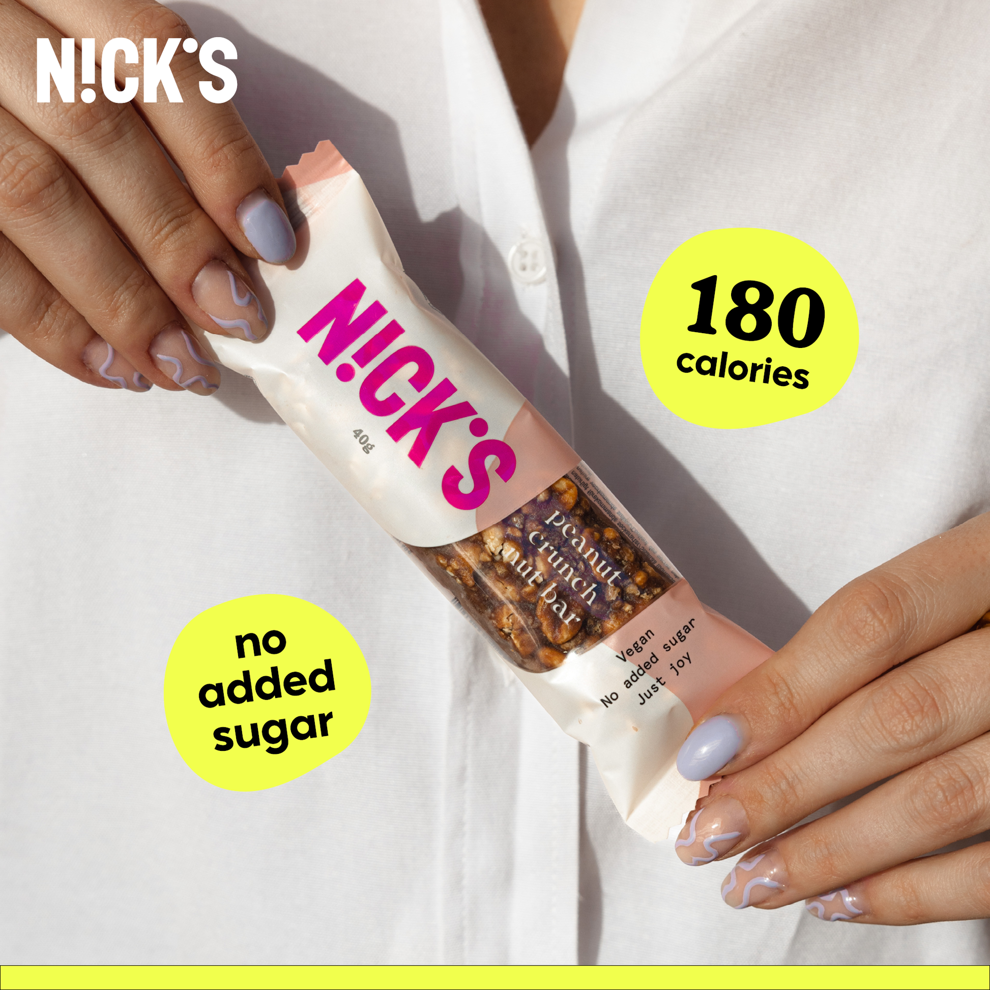 Nick's Vegán mogyorós szelet 40 g x 12