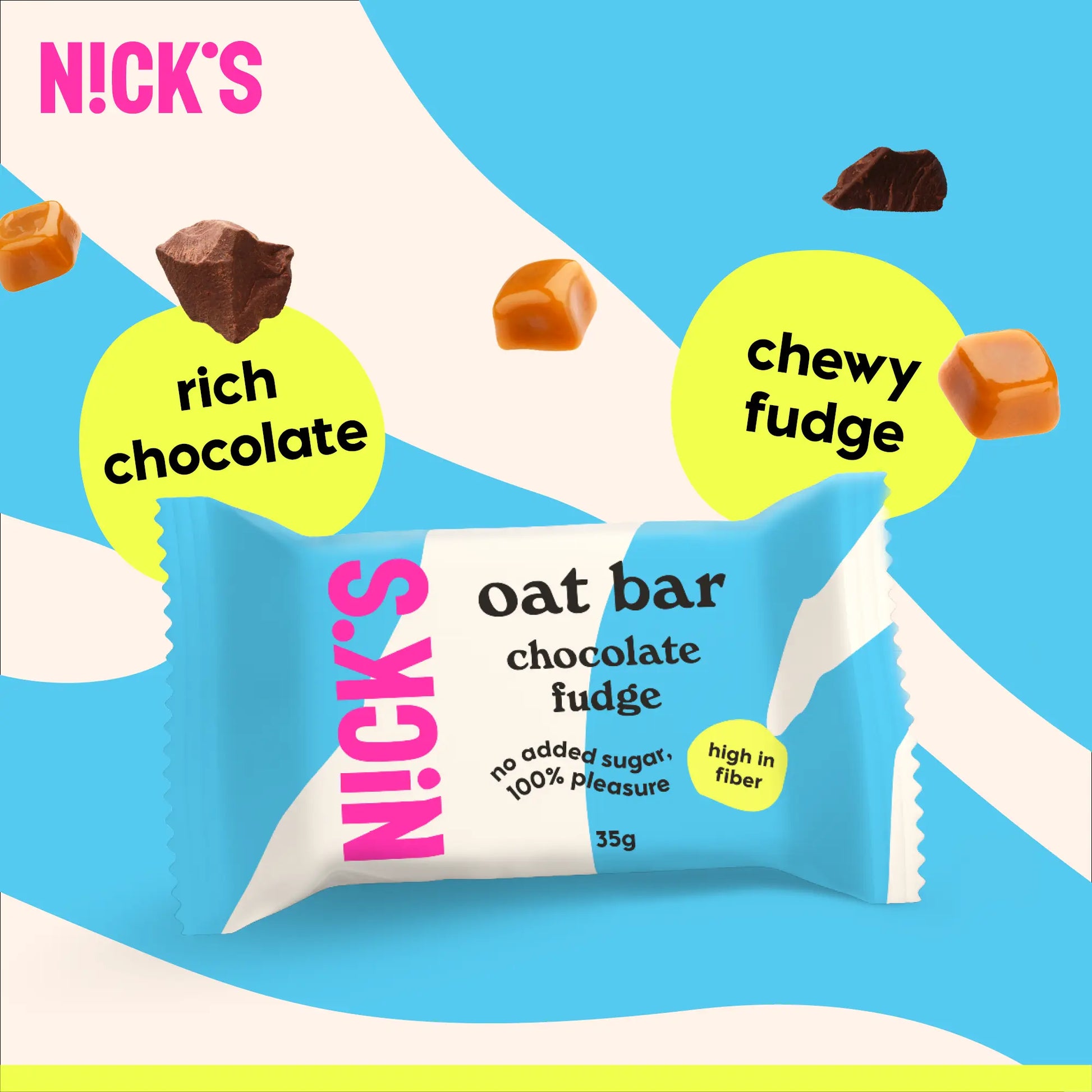 Nick's csokis-karamellás zabszelet 35 g x 12