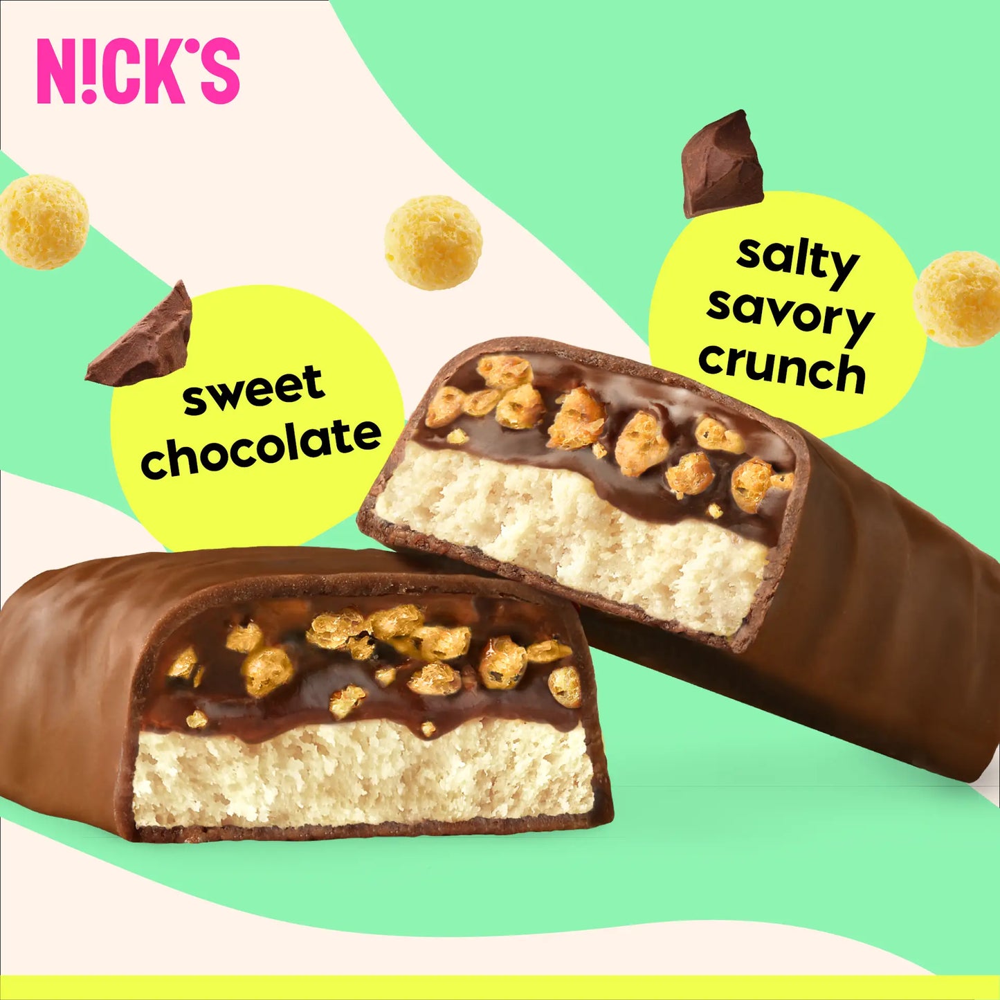 Nick's Choco Crush proteinszelet 50 g