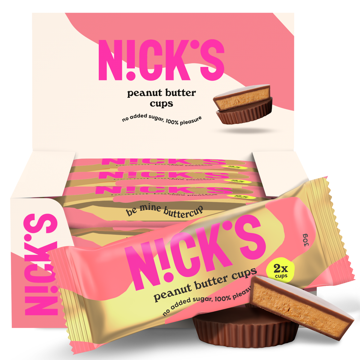 Nick's Mogyoróvajas kosárka 12x30g