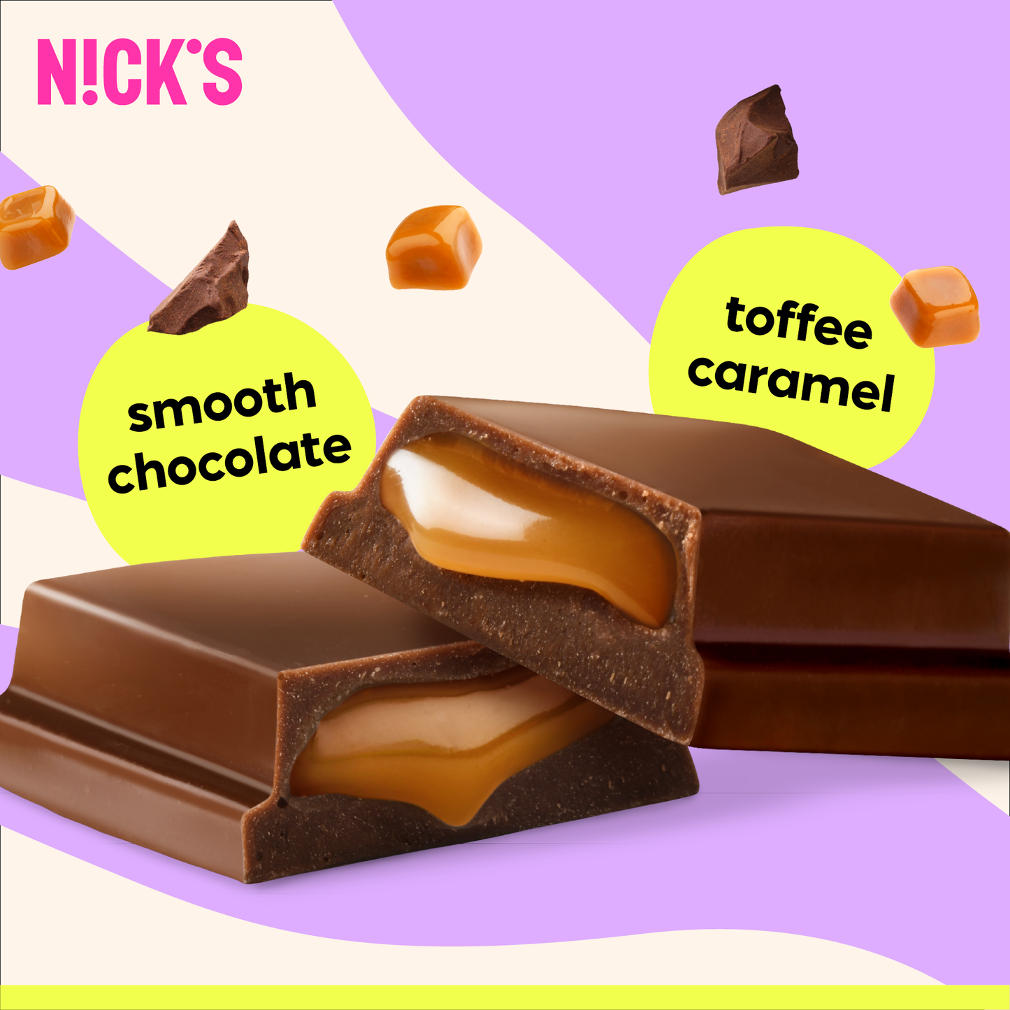 Nick's Tejkaramellás szelet 28 g