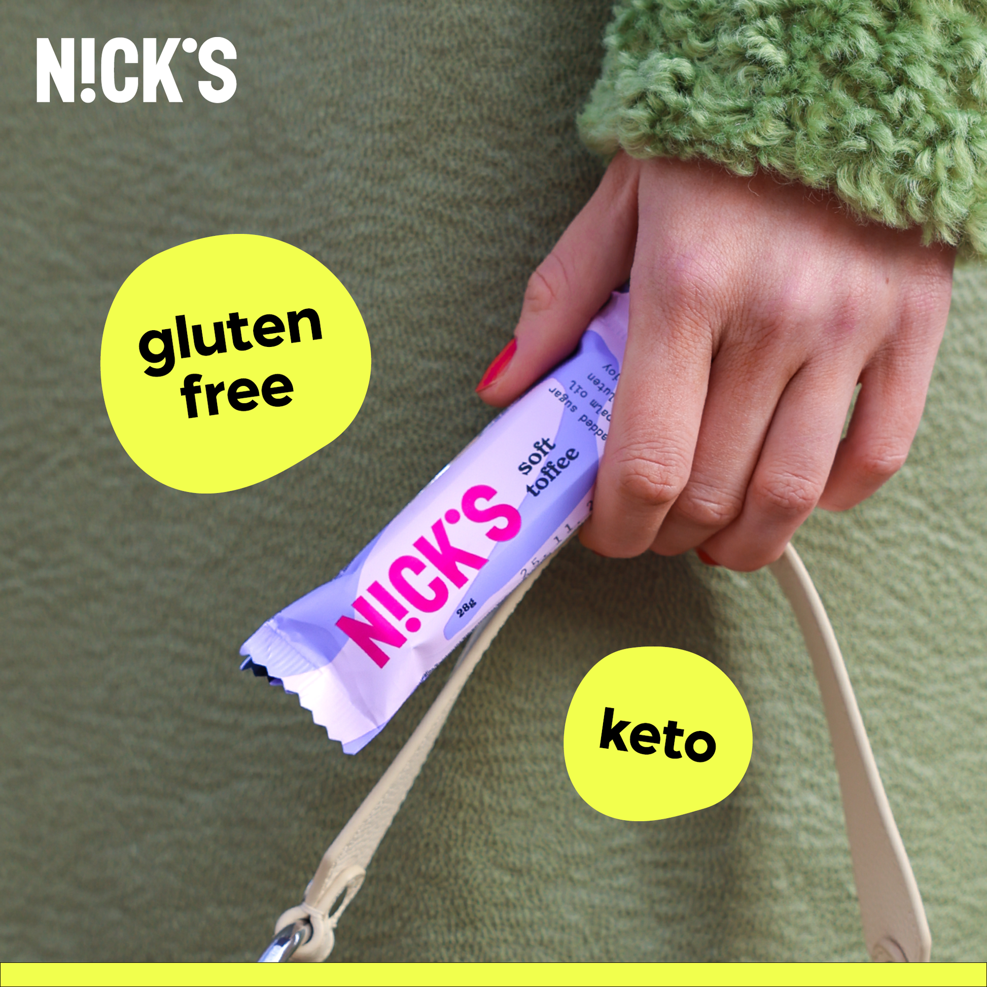 Nick's Tejkaramellás szelet 28 g
