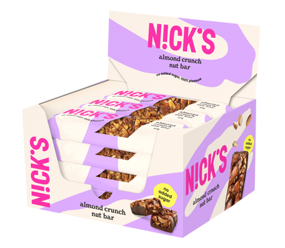 Nick's Vegán mandulás szelet 40 g x 12