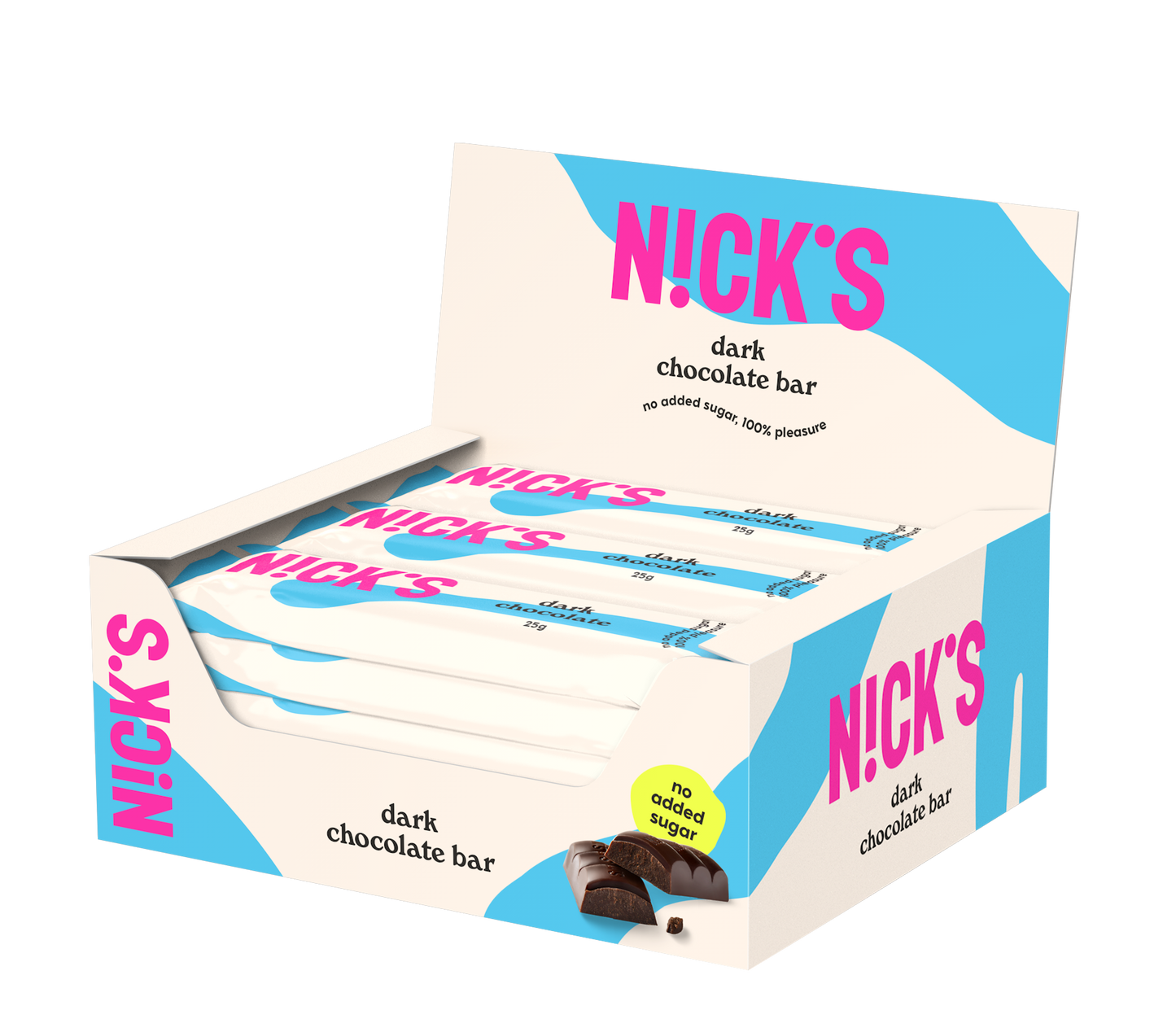 Nick's Étcsokoládé 25g x 15