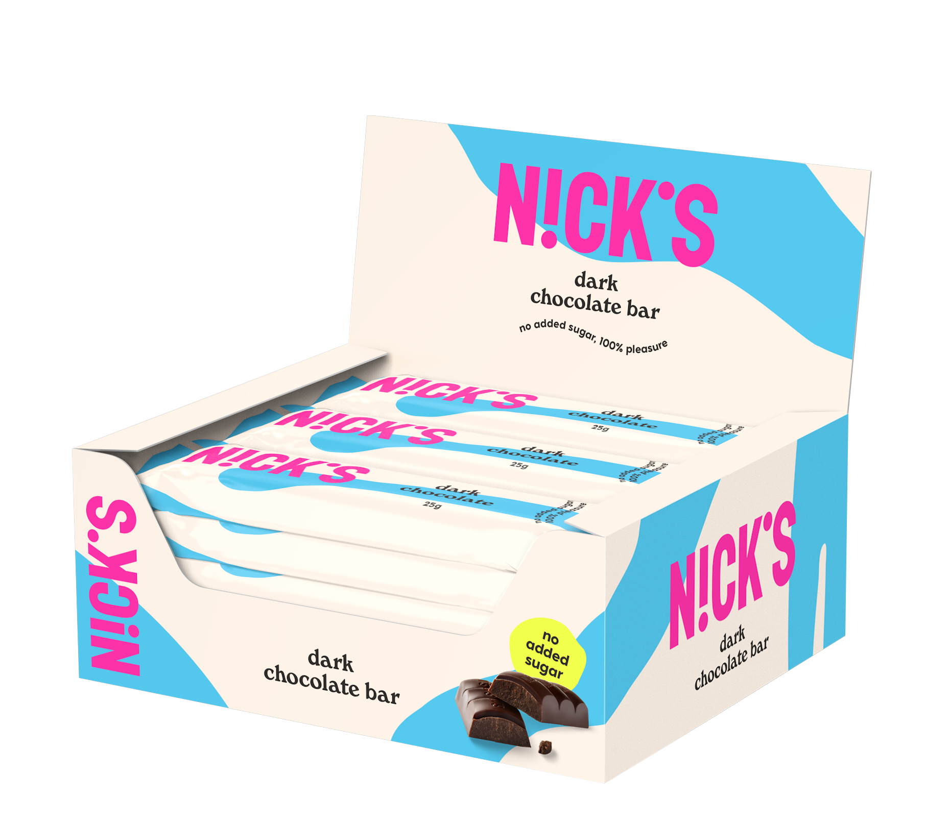 Nick's Étcsokoládé 25g x 15