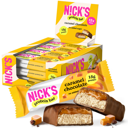 Nick's Proteinszelet caramel chocolate 50 g x 12