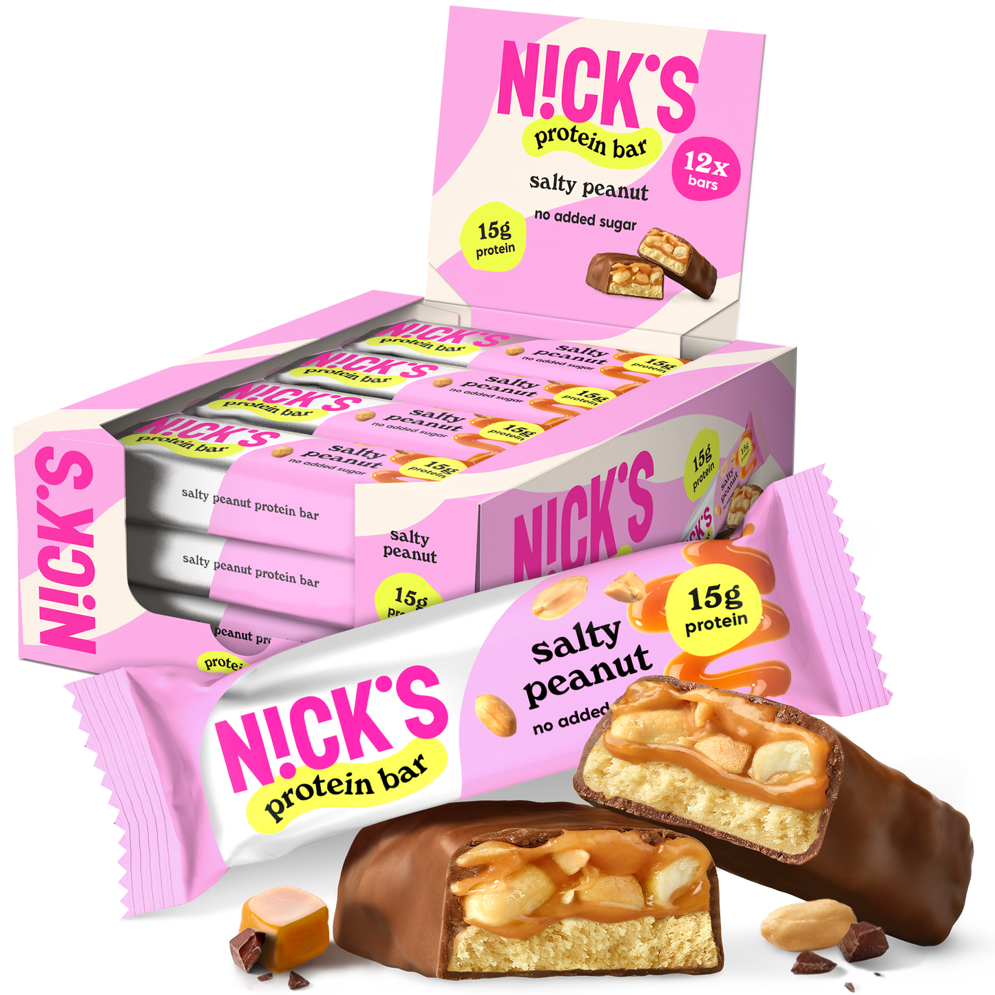 Nick's Proteinszelet salty peanut 12 x 50 g
