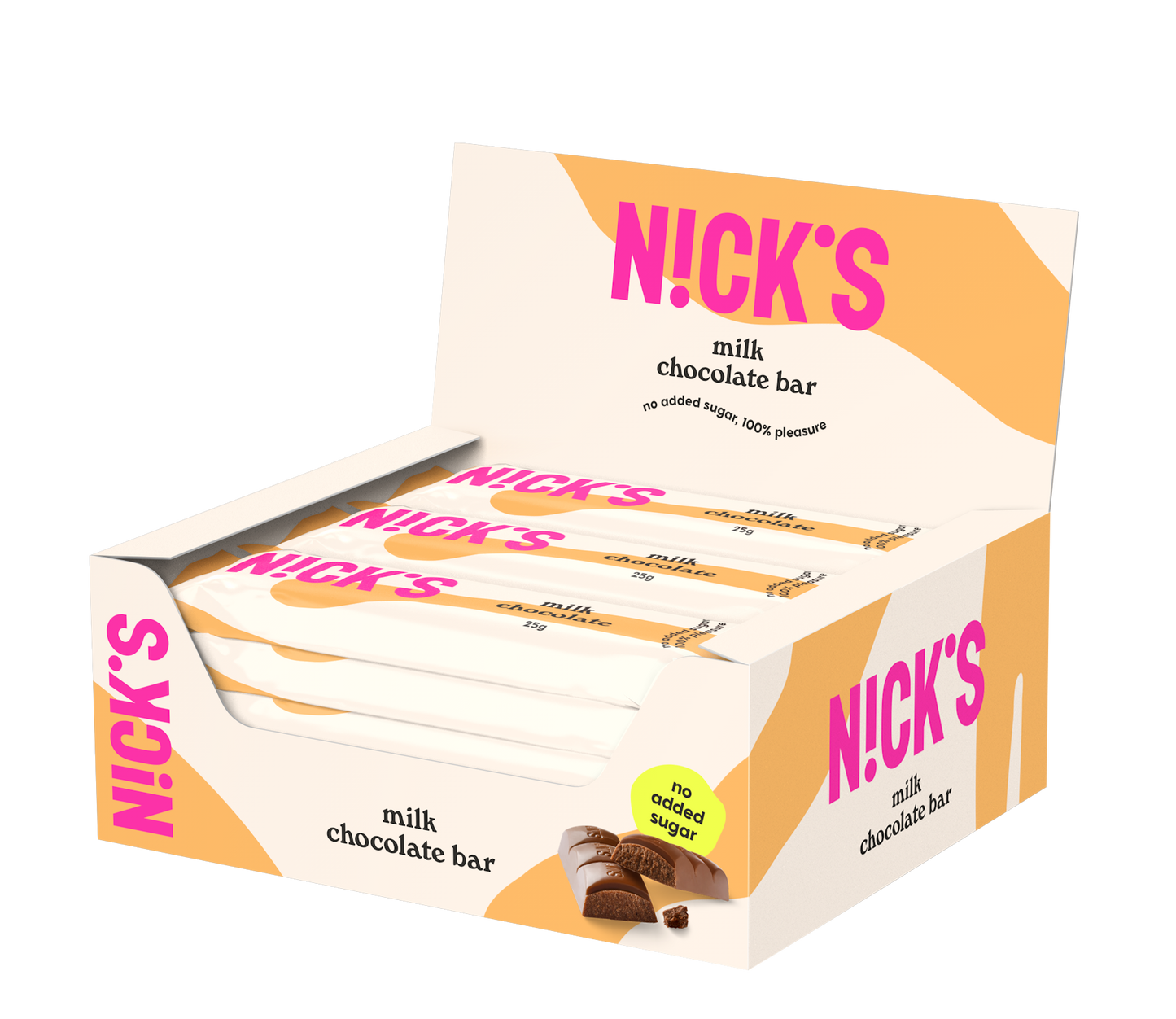 Nick's Tejcsokoládé szelet 25 g x 15