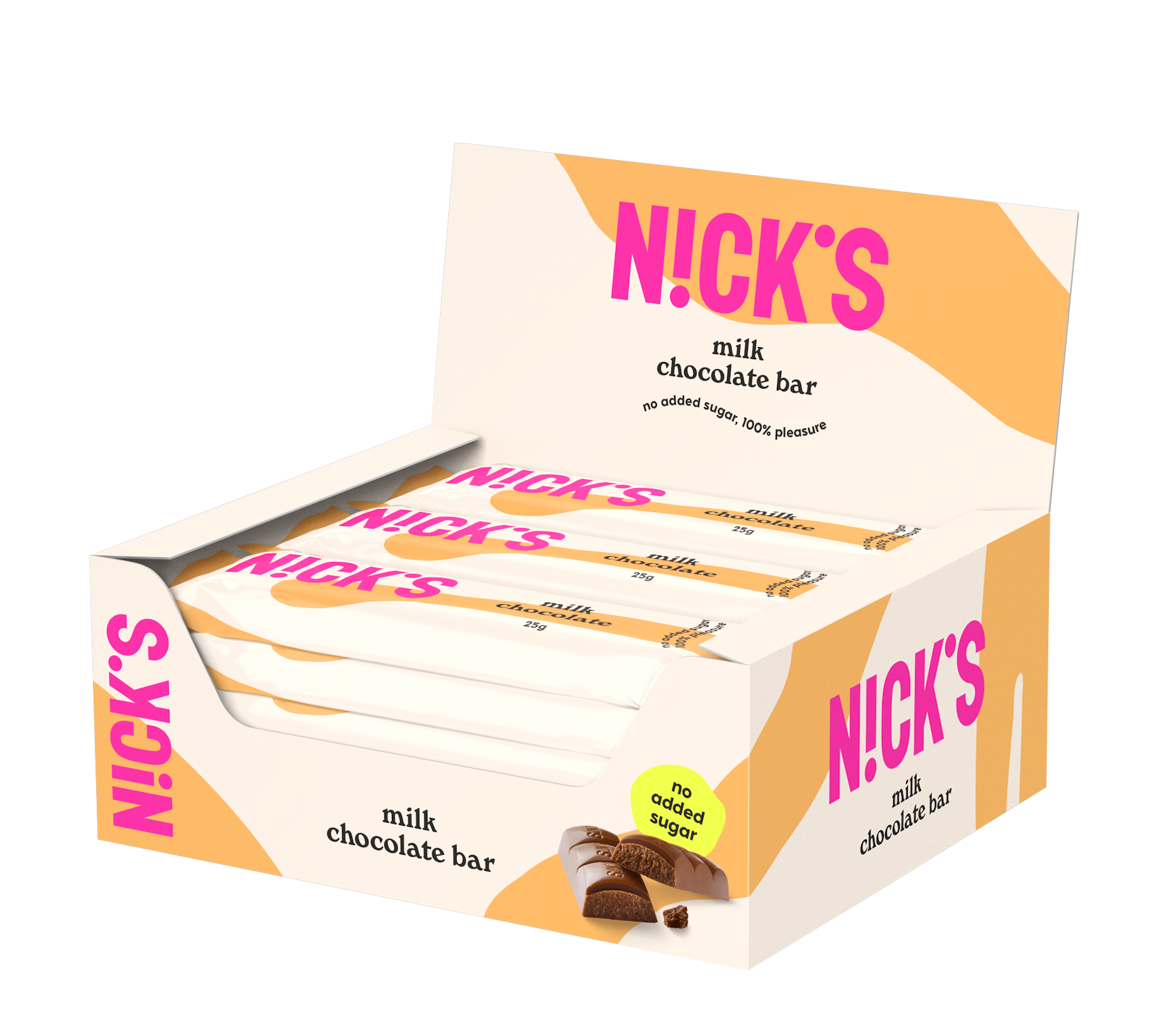 Nick's Tejcsokoládé szelet 25 g x 15