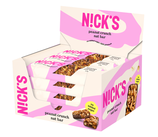 Nick's Vegán mogyorós szelet 40 g x 12