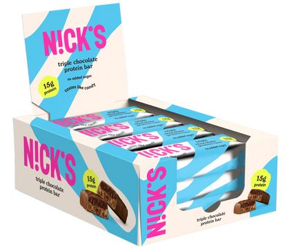 Nick's Triplacsokis proteinszelet 50 g x 12