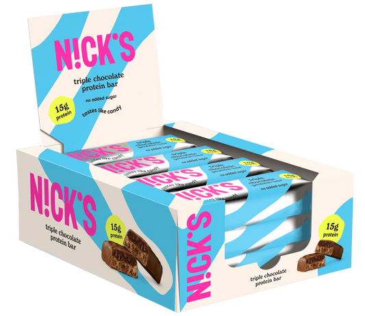 Nick's Triplacsokis proteinszelet 50 g x 12