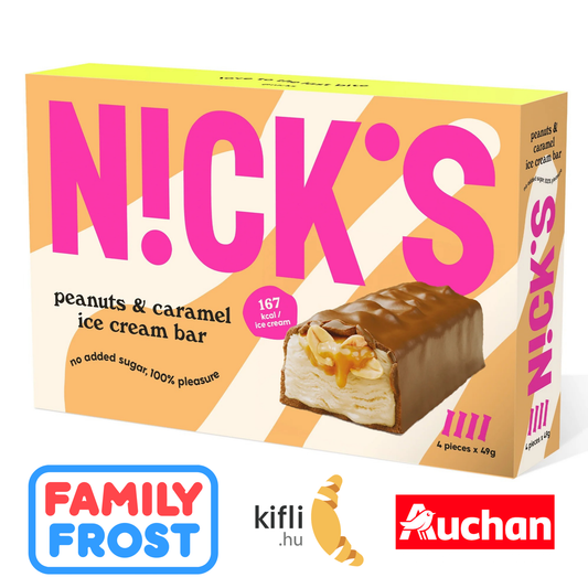 Mogyorós-karamellás jégkrém multipack