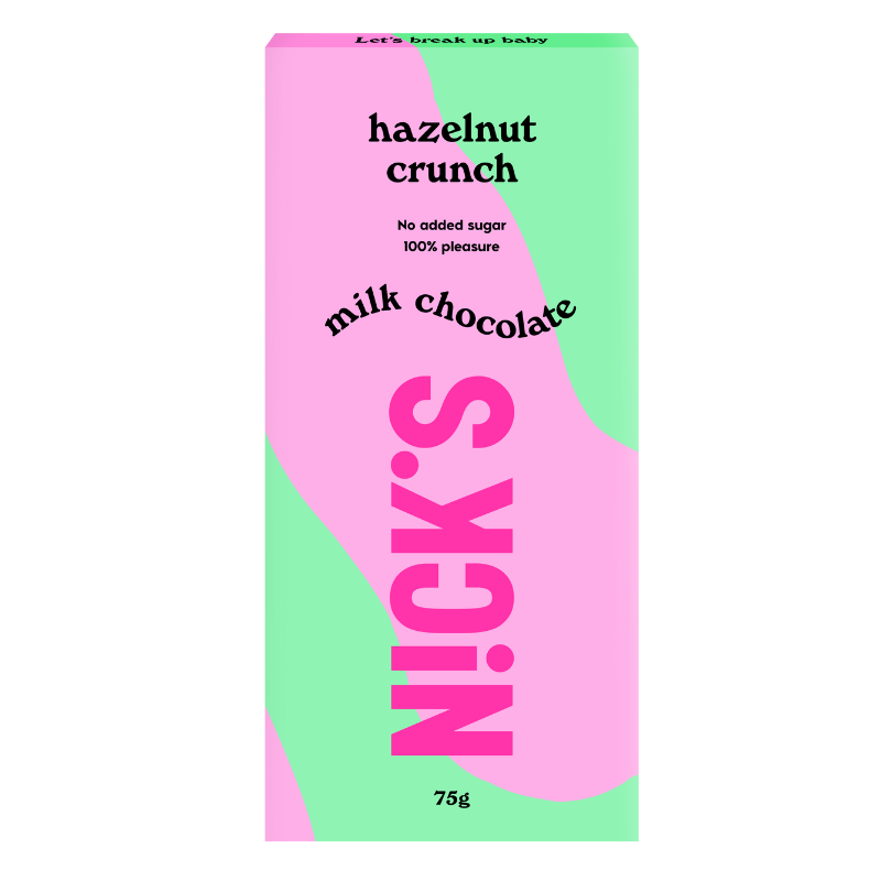 Nick's Tejcsokoládé mogyoródarabokkal 75 g